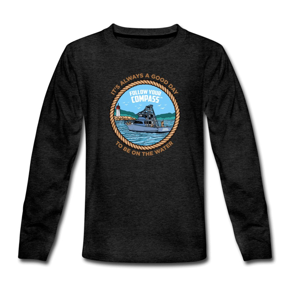 It's Always a Good Day™ Youth Long Sleeve T-Shirt - The Happy Skipper