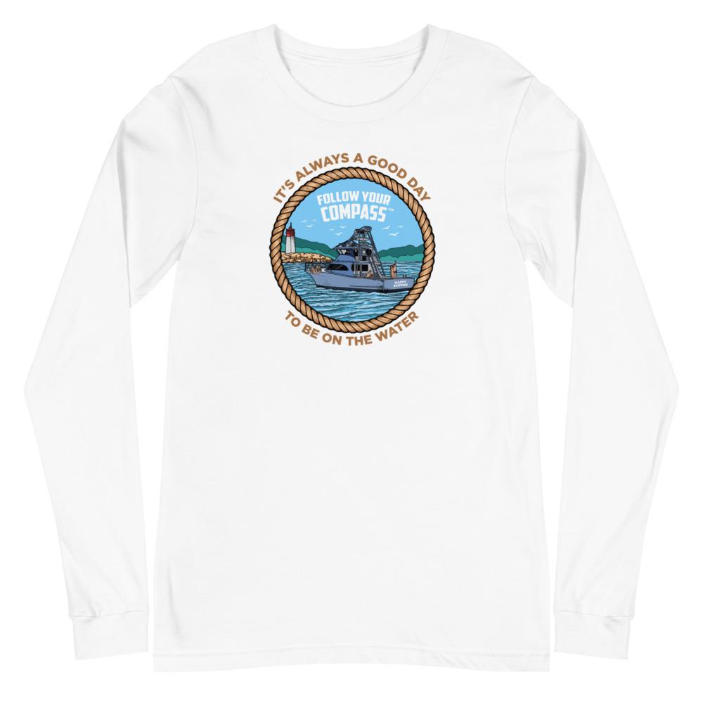 It's Always a Great Day to be on the Water™ Unisex Long Sleeve Tee - The Happy Skipper