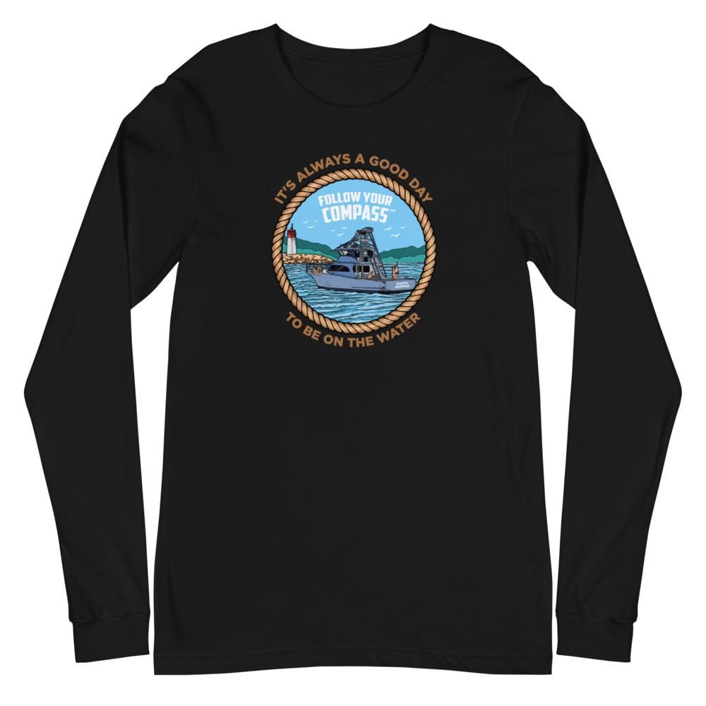 It's Always a Great Day to be on the Water™ Unisex Long Sleeve Tee - The Happy Skipper