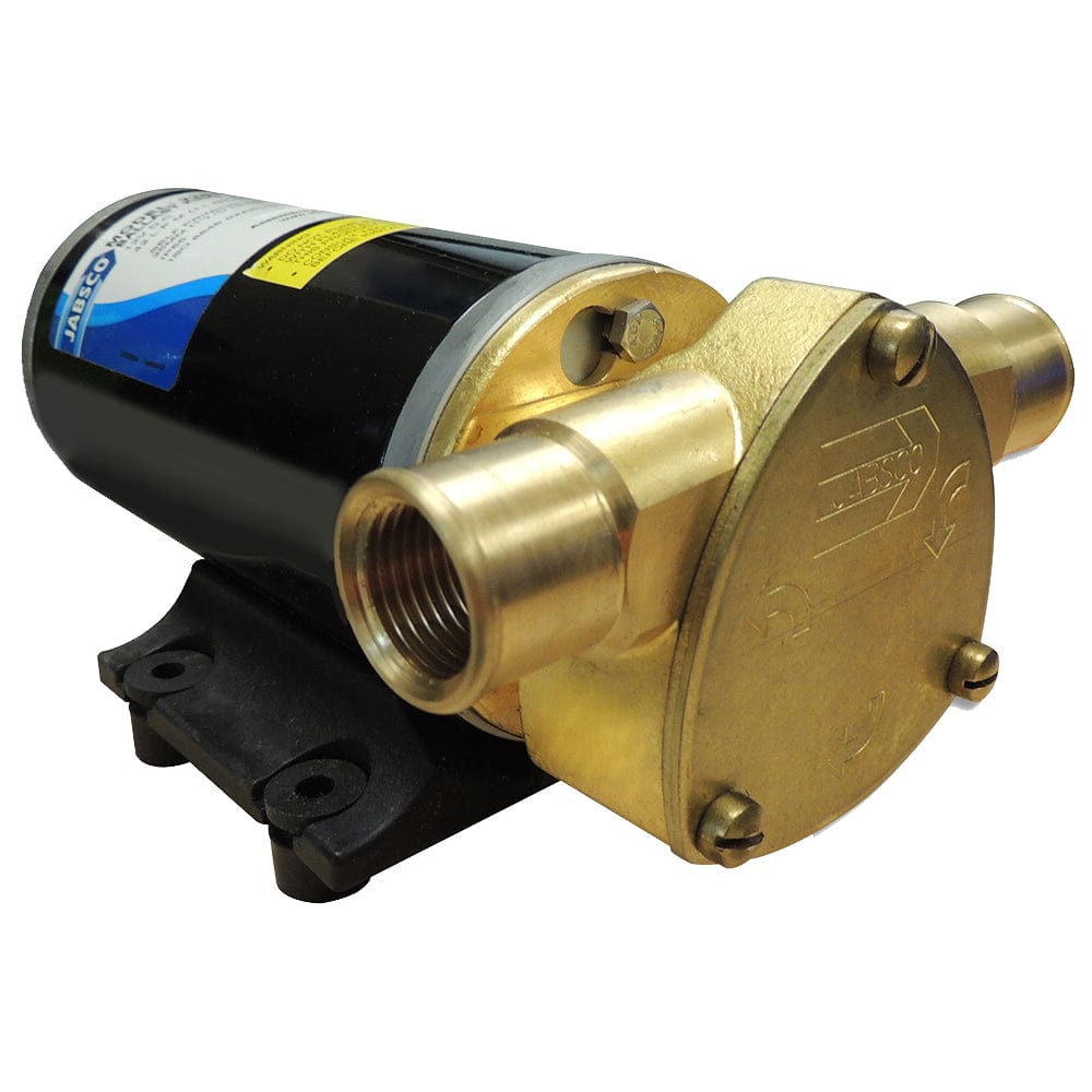 Jabsco Ballast King Bronze DC Pump with Deutsch Connector - No Reversing Switch - 15 GPM [22610-9427] - The Happy Skipper