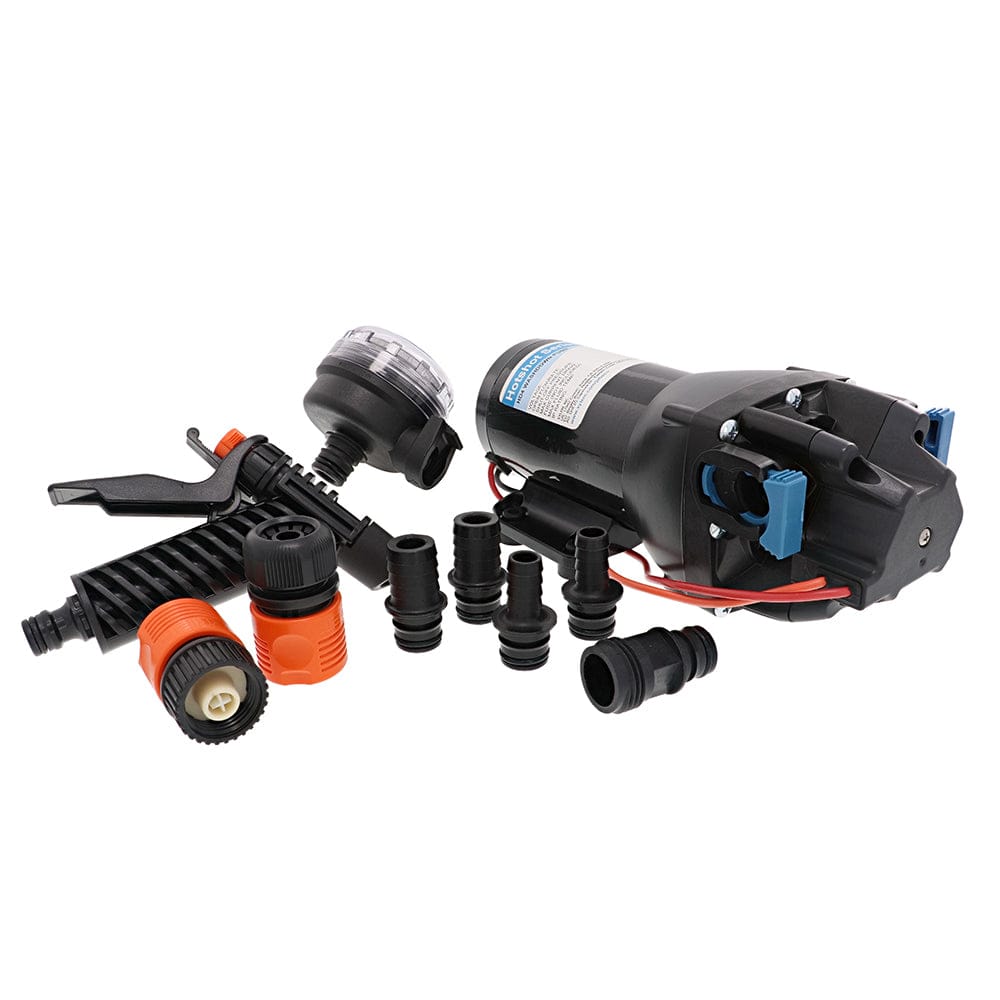 Jabsco HotShot HD4 Heavy Duty Washdown Pump - 12V - 4 GPM - 60 PSI [Q401J-118N-3A] - The Happy Skipper