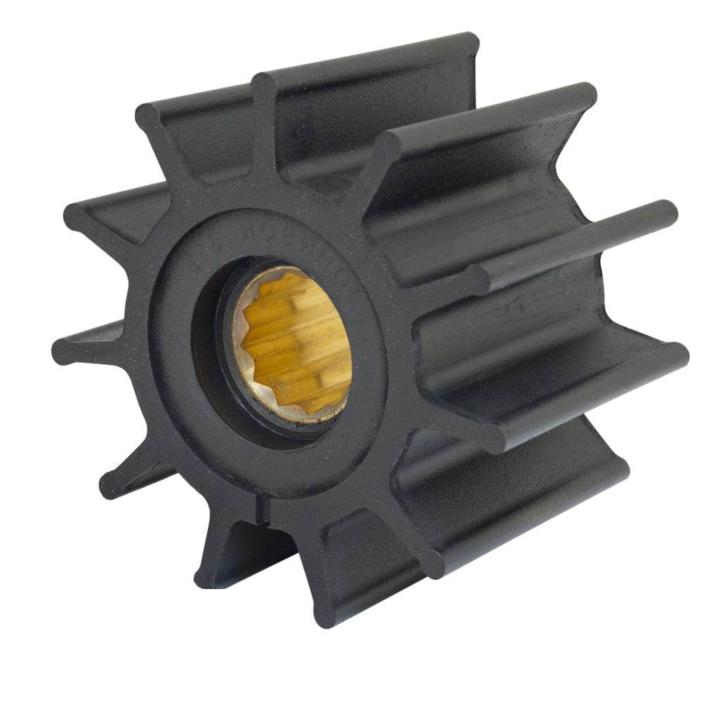 Jabsco Impeller Kit - 12 Blade - Neoprene - 3-" Diameter - Brass Insert - Spline Drive [17935-0001-P] - The Happy Skipper