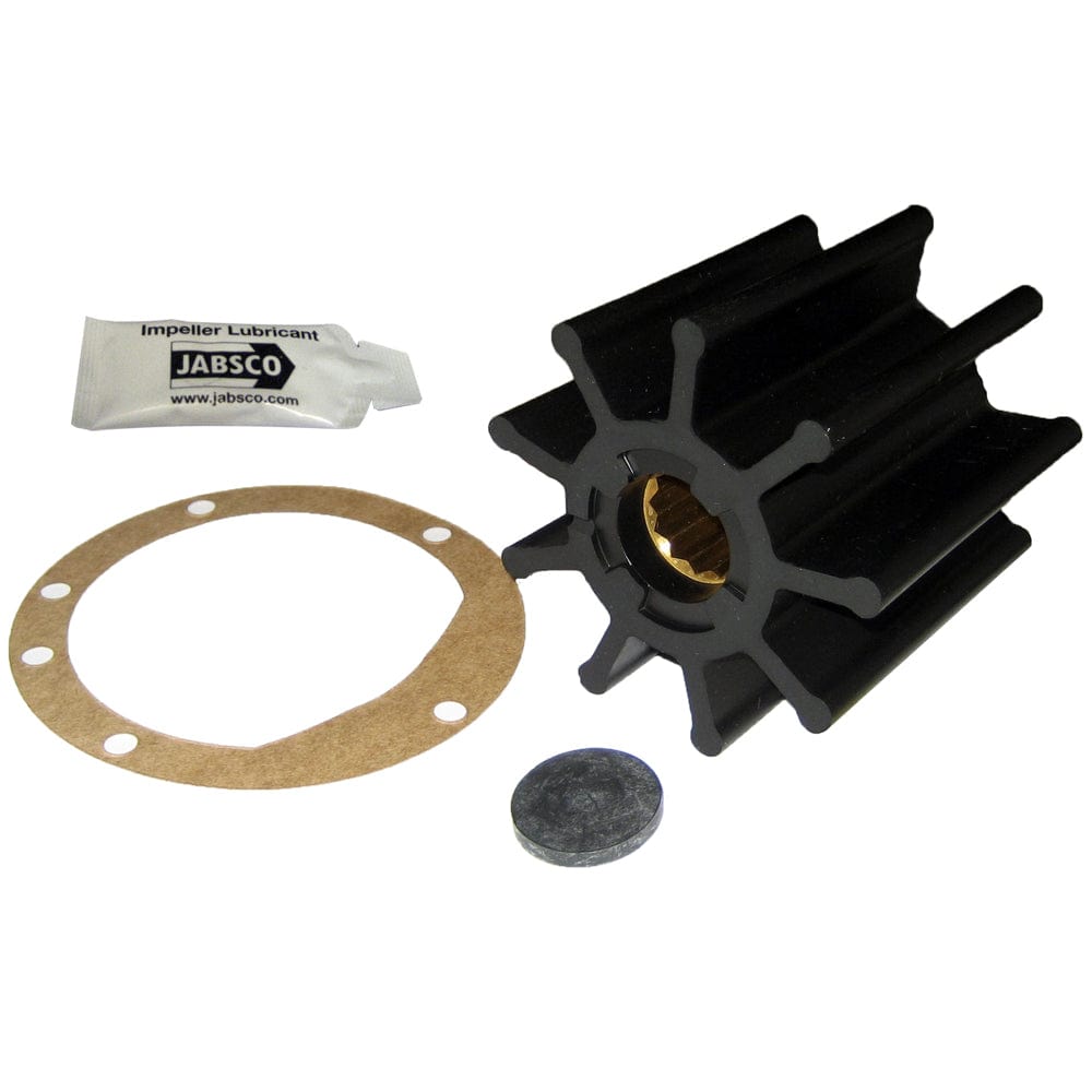 Jabsco Impeller Kit - 9 Blade - Nitrile - 3-3/4" Diameter x 3-1/2" W, 1" Shaft Diameter [6760-0003-P] - The Happy Skipper