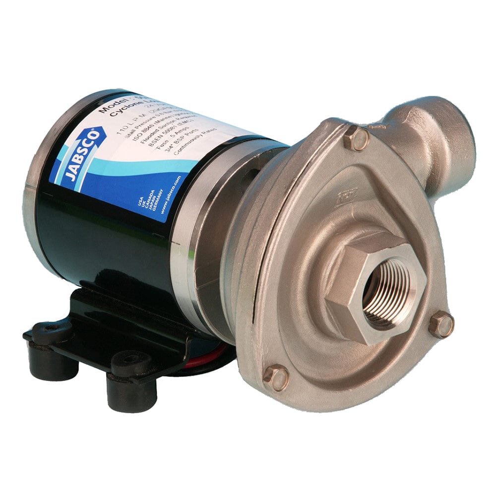 Jabsco Low Pressure Cyclone Centrifugal Pump - 24V [50840-0024] - The Happy Skipper