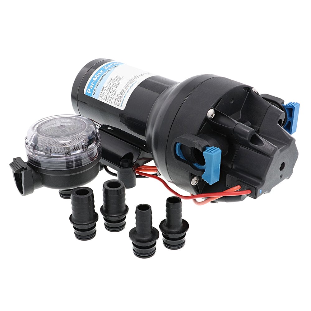 Jabsco Par-Max HD5 Heavy Duty Water Pressure Pump - 12V - 5 GPM - 40 PSI [P501J-115S-3A] - The Happy Skipper