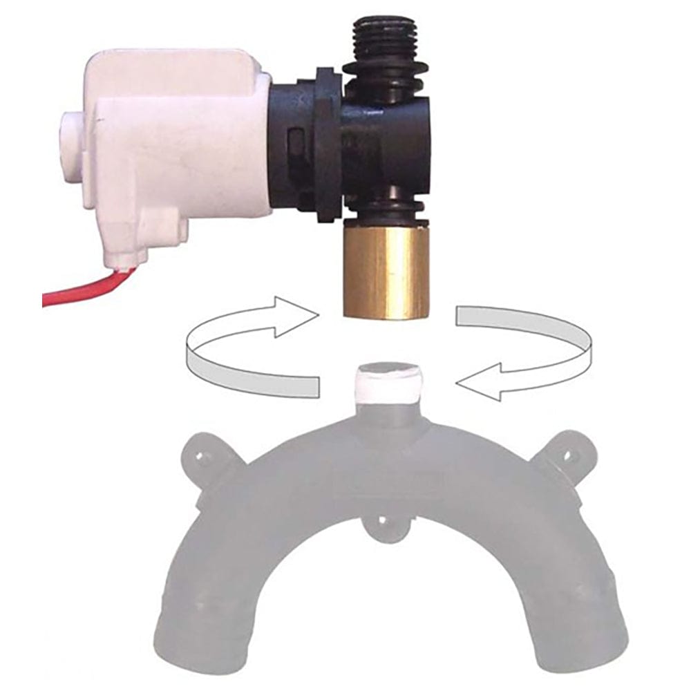 Jabsco Vented Loop Solenoid Valve f/37010 Series Toilet [37068-2000] - The Happy Skipper