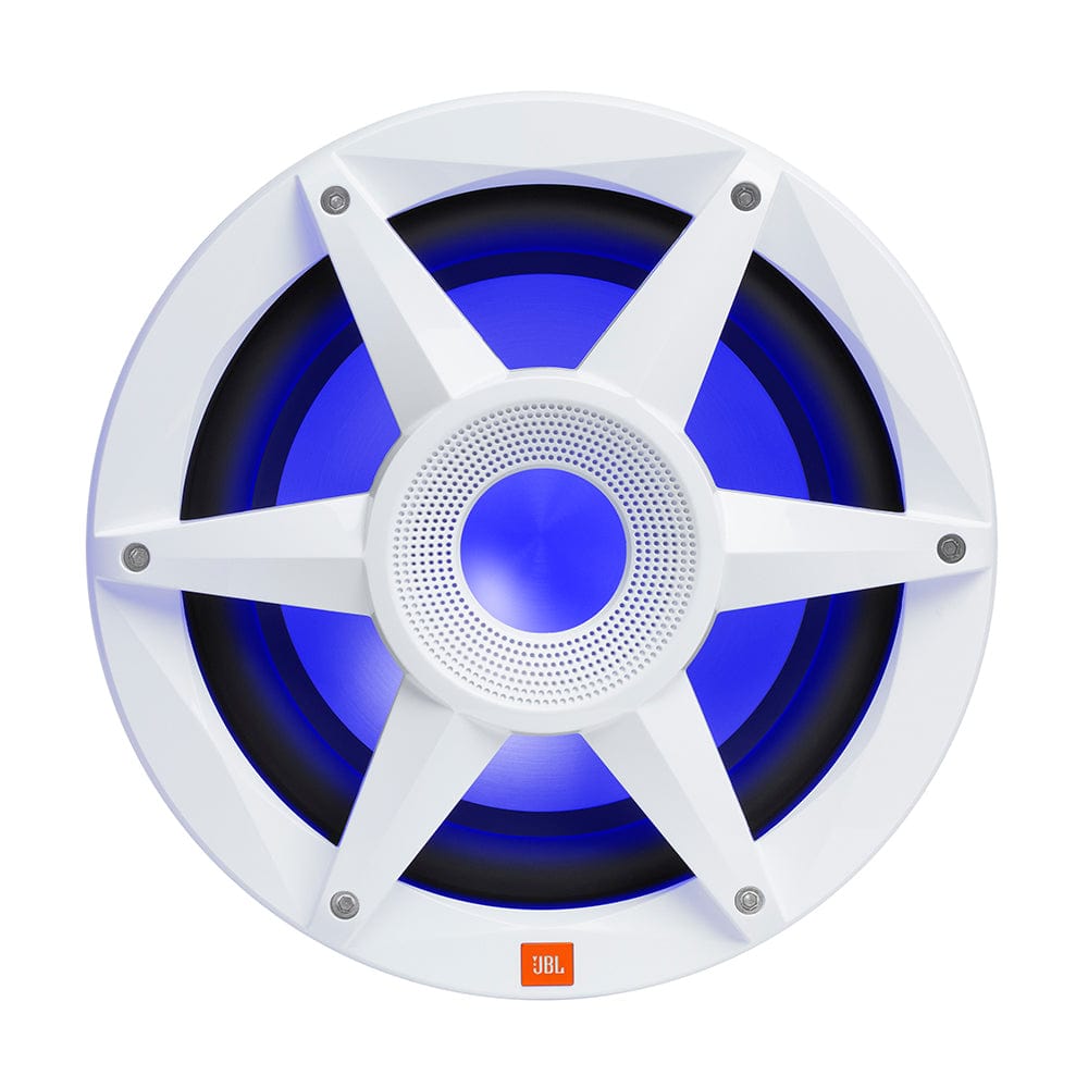 JBL 10" Marine RGB Passive Subwoofer - White Stadium Series [STADIUMMW1000AM] - The Happy Skipper