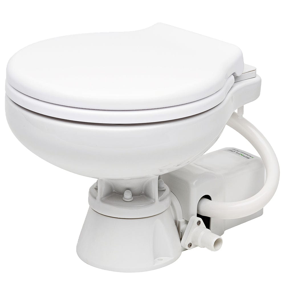 Johnson Pump AquaT Electric Marine Toilet - Super Compact - 12V [80-47626-01] - The Happy Skipper
