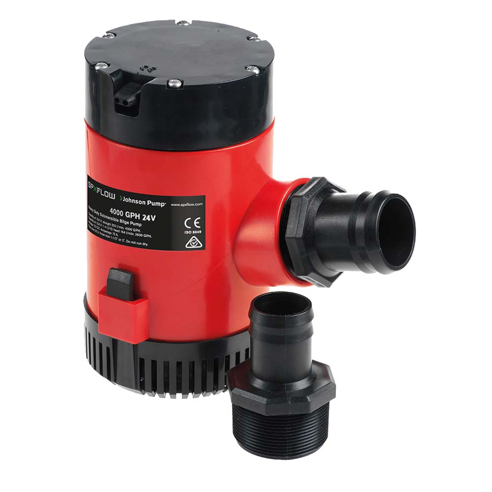 Johnson Pump Heavy Duty Bilge Pump 4000 GPH - 24V [40084] - The Happy Skipper