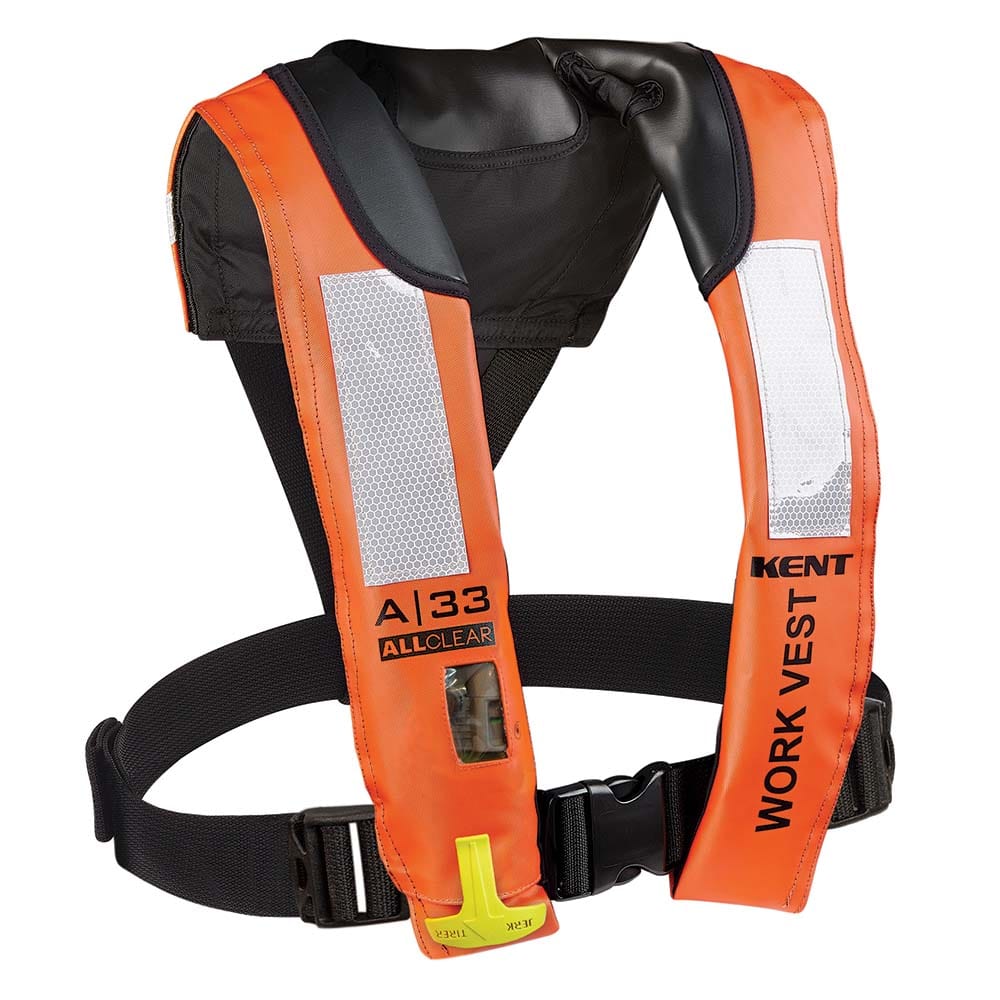 Kent A-33 All Clear Auto Inflatable Work Vest [134402-200-004-21] - The Happy Skipper