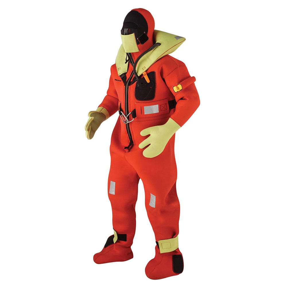Kent Commerical Immersion Suit - USCG Only Version - Orange - Intermediate [154000-200-020-13] - The Happy Skipper