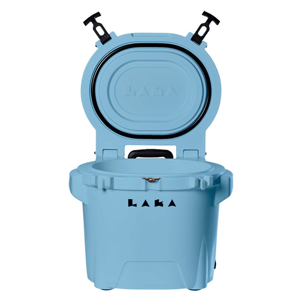 LAKA Coolers 30 Qt Cooler w/Telescoping Handle Wheels - Blue [1080] - The Happy Skipper