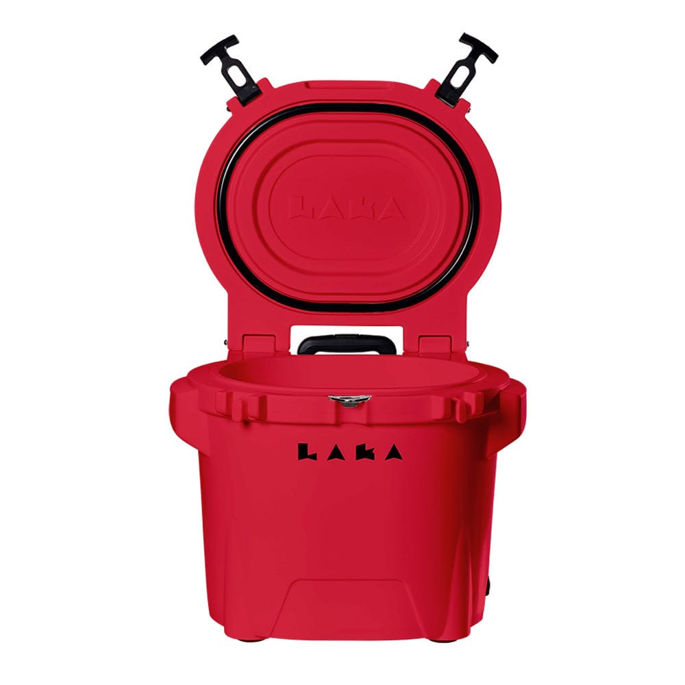 LAKA Coolers 30 Qt Cooler w/Telescoping Handle Wheels - Red [1089] - The Happy Skipper