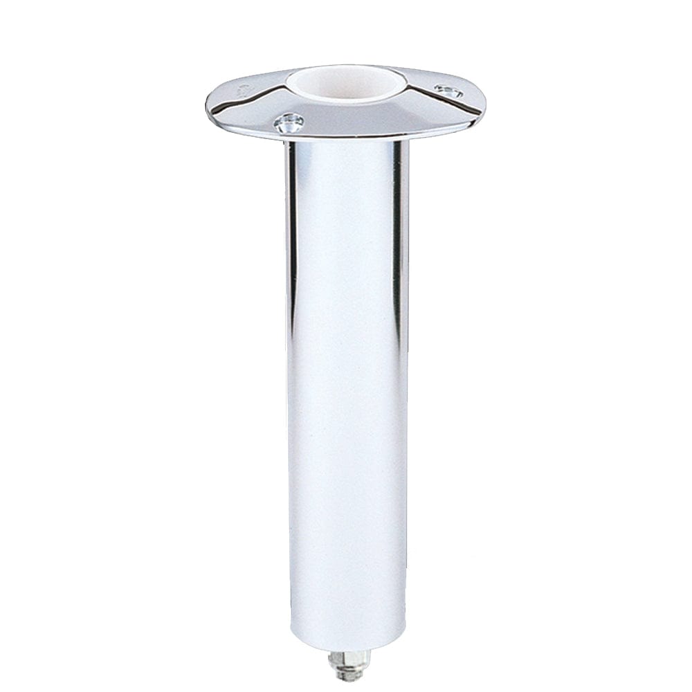 Lee's 0 Degree Stainless Steel Swivel Base Flush Mount Rod Holder 2.25" OD X 10.5" Tube [RH577V] - The Happy Skipper