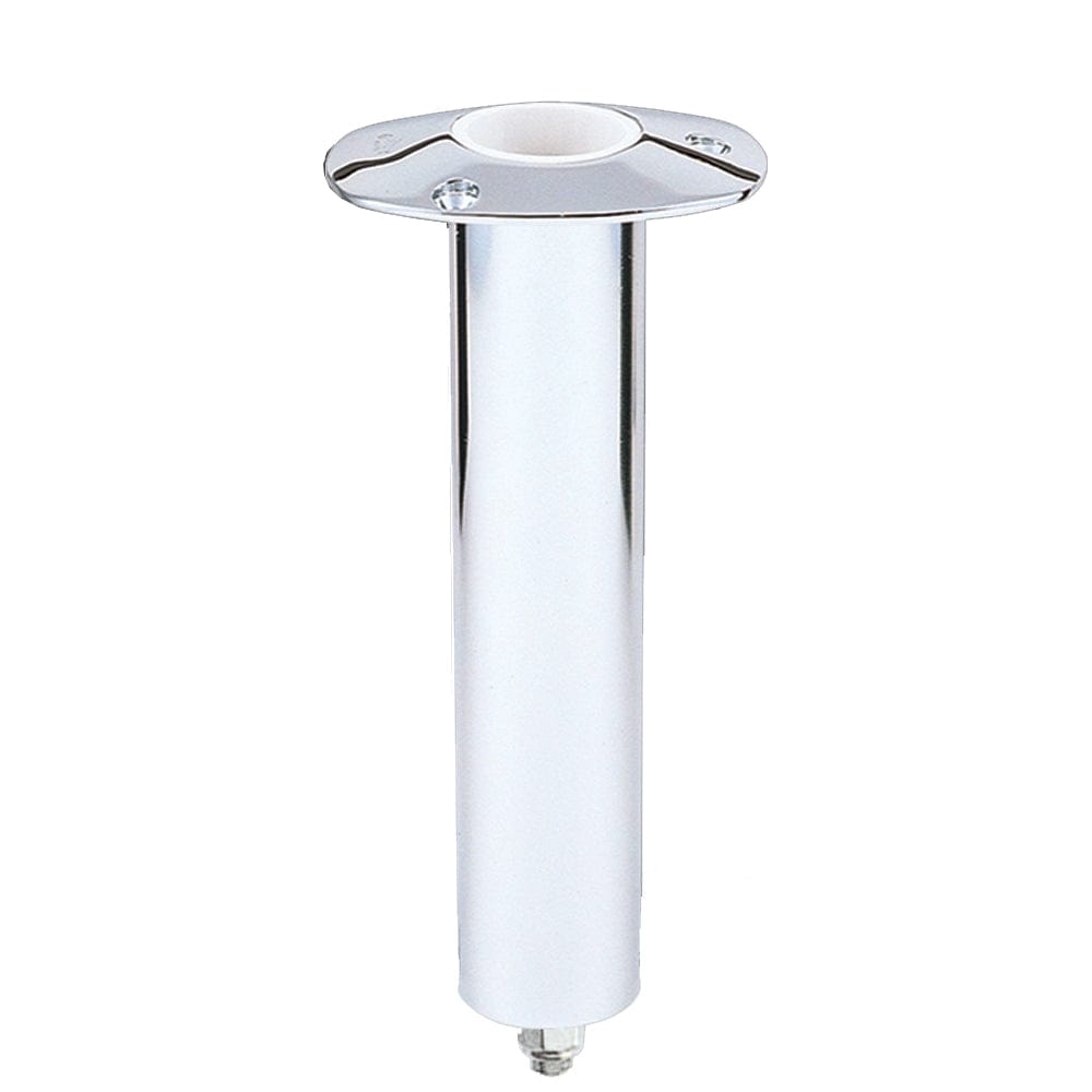 Lee's 0 Degree Stainless Steel Swivel Base Flush Mount Rod Holder - Medium - 2" OD X 6.5" Tube f/ Small Bent Butts [RH5167V] - The Happy Skipper