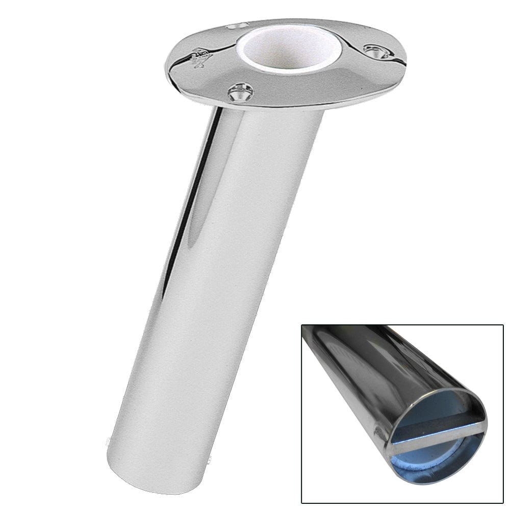 Lees 15 Stainless Steel Bar Pin Rod Holder - 2.25" O.D. [RH534HS/XS] - The Happy Skipper