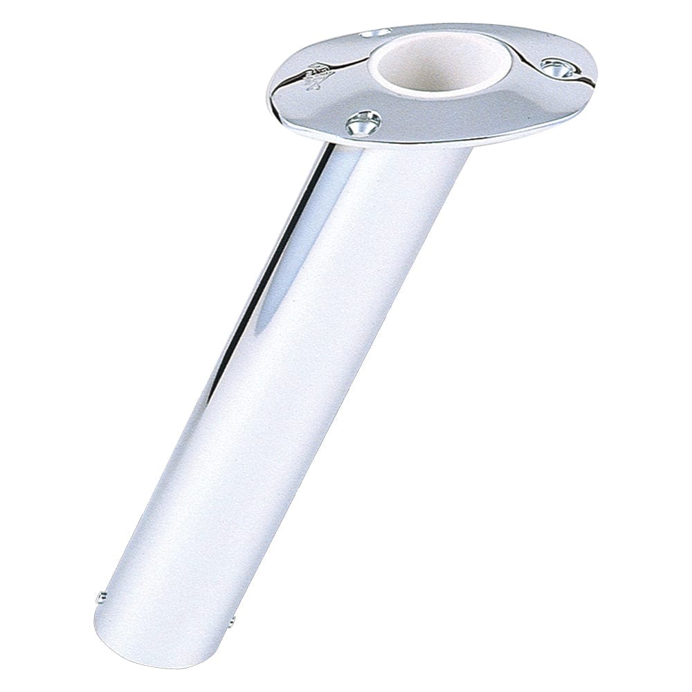 Lee's 30 Degree Stainless Steel Flush Mount Rod Holder - 2.25" O.D. [RH530SS] - The Happy Skipper