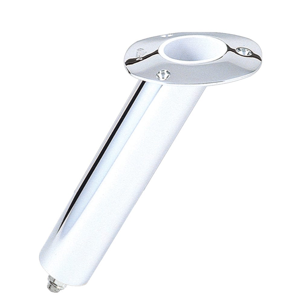 Lee's 30 Degree Stainless Steel Swivel Base Flush Mount Rod Holder 2.25" OD X 10.5" Tube [RH575] - The Happy Skipper