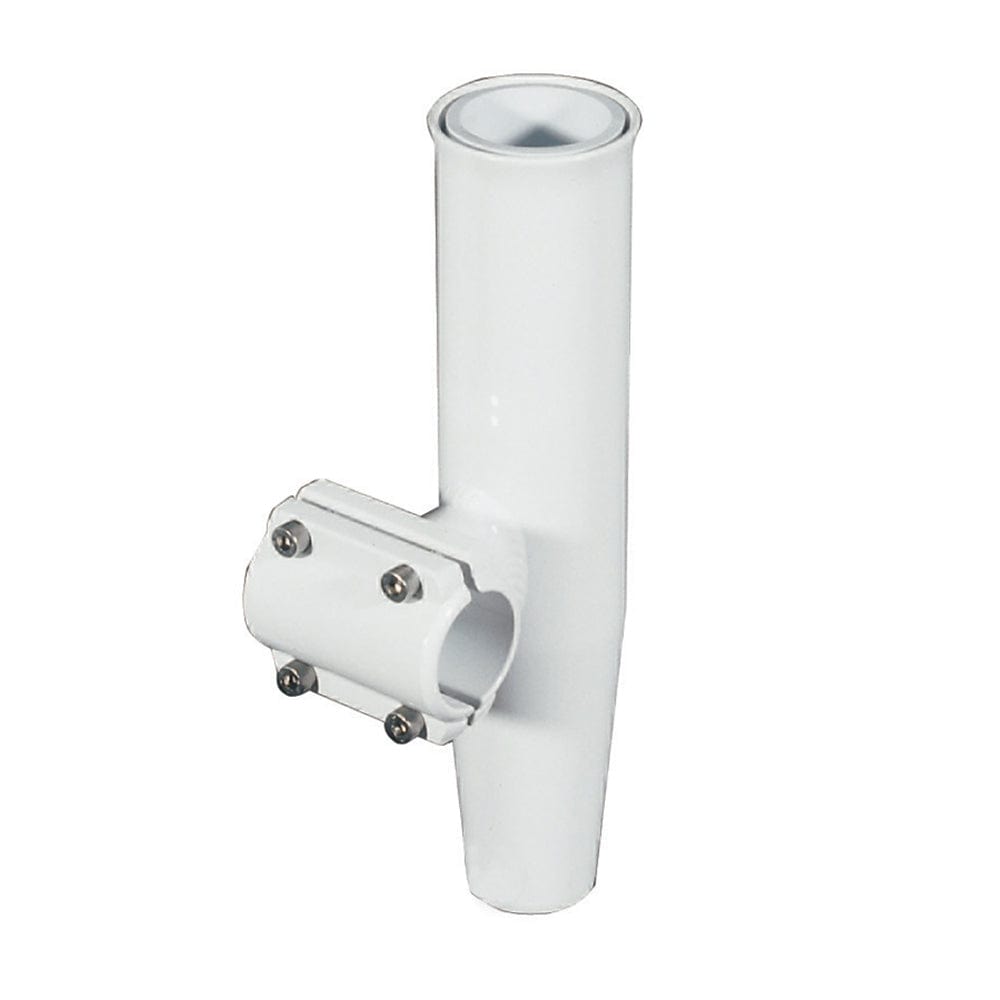 Lee's Clamp-On Rod Holder - White Aluminum - Horizontal Mount - Fits 1.900" O.D. Pipe [RA5204WH] - The Happy Skipper
