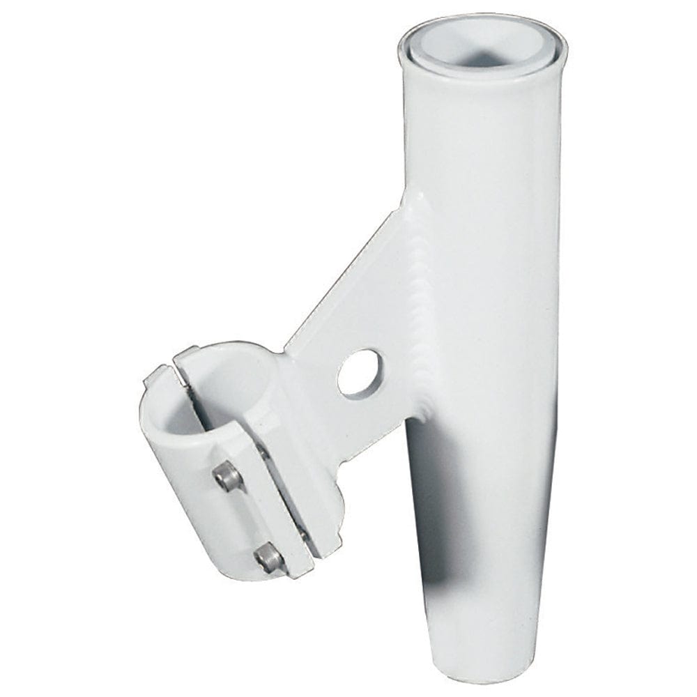 Lee's Clamp-On Rod Holder - White Aluminum - Vertical Mount - Fits 1.660" O.D. Pipe [RA5003WH] - The Happy Skipper