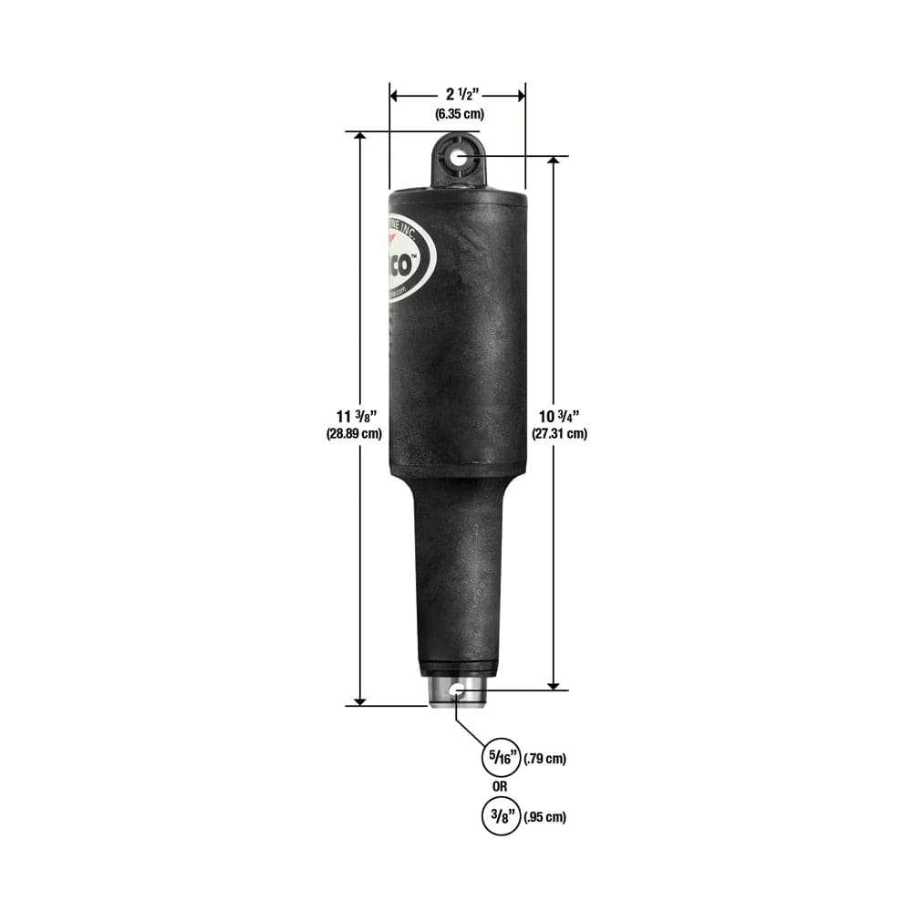 Lenco 101XD Extreme Duty Actuator - 12V - 2-1/4" Stroke w/Hardware [15056-002] - The Happy Skipper