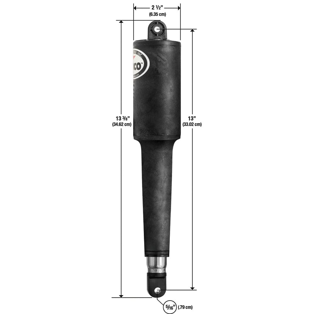 Lenco 102 Series Standard Actuator - 24V - 4-1/4" Stroke [15066-001] - The Happy Skipper