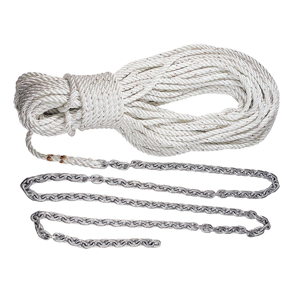 Lewmar Anchor Rode 20 5/16 G4 Chain w/300 5/8 Rope w/Shackle [HM20H300PX] - The Happy Skipper