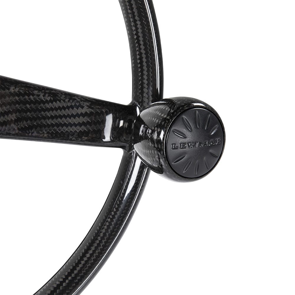 Lewmar Power Grip Carbon Fiber Wheel [89700924] - The Happy Skipper