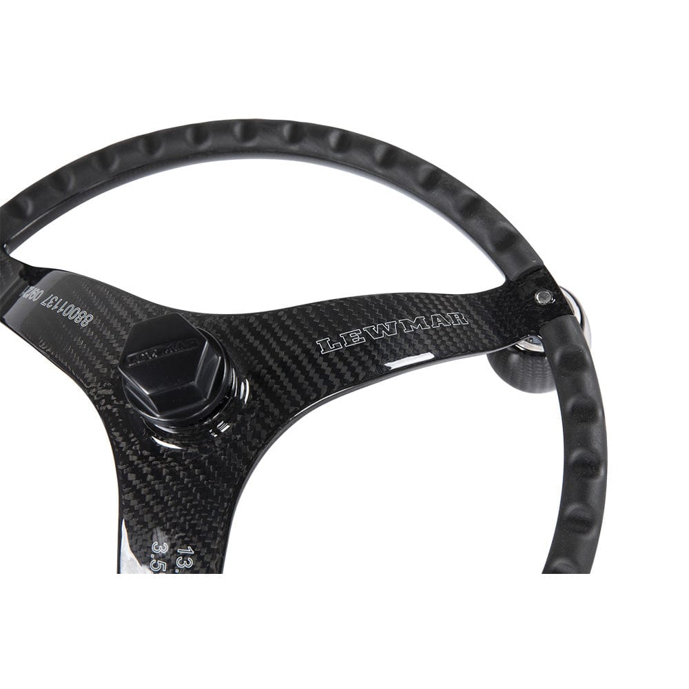 Lewmar Power Grip Carbon Fiber Wheel [89700924] - The Happy Skipper