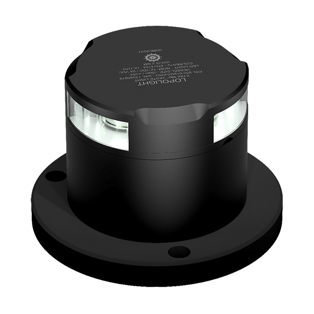 Lopolight 2nm 360 Anchor Light Pro - Black Anodized - White Light [200-012G2-PRO] - The Happy Skipper