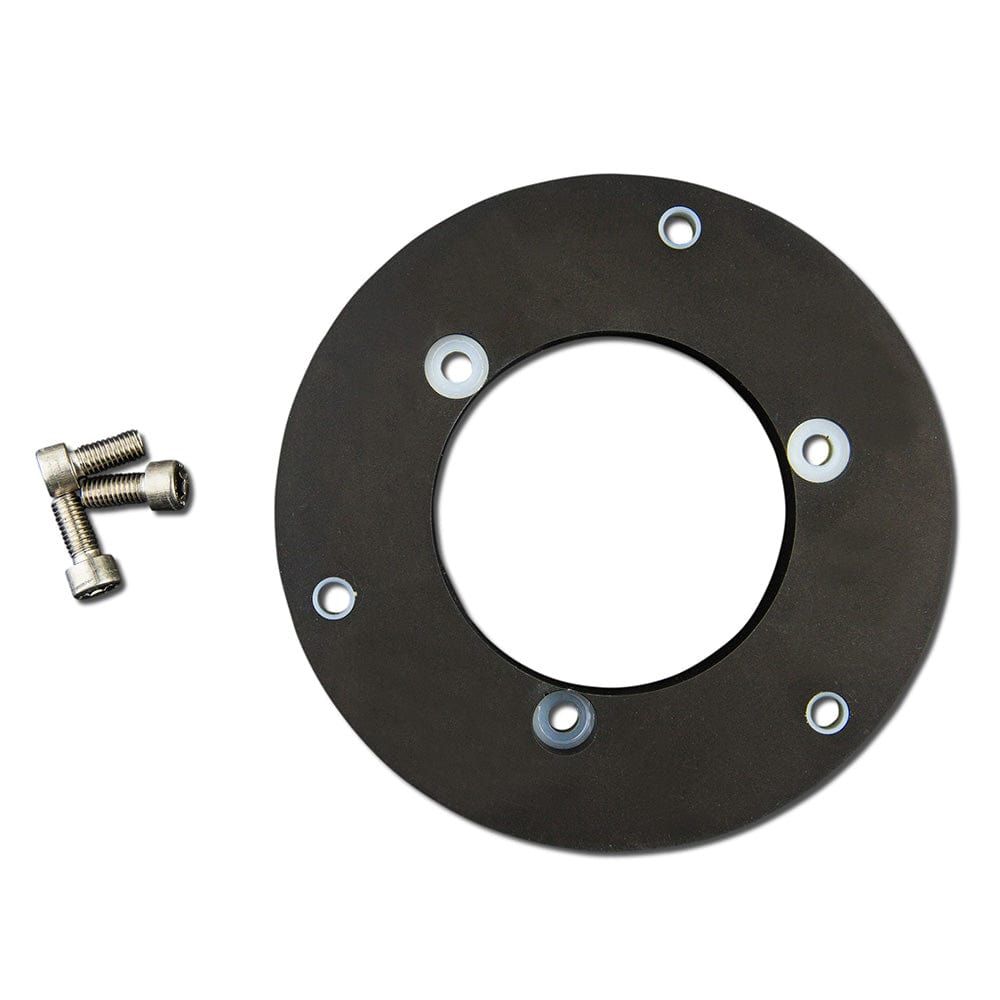 Lopolight Circular Baseplate f/Horizontal Mount Lights - Aluminum - Black [400-401-B] - The Happy Skipper