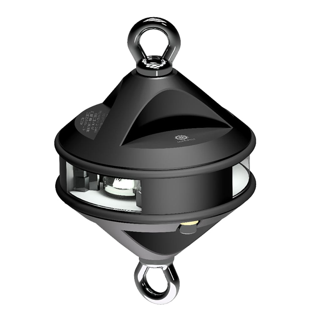 Lopolight Series 200-012 - Hoist Light - 2NM - White - Black Housing [200-012G2-H1C-B] - The Happy Skipper