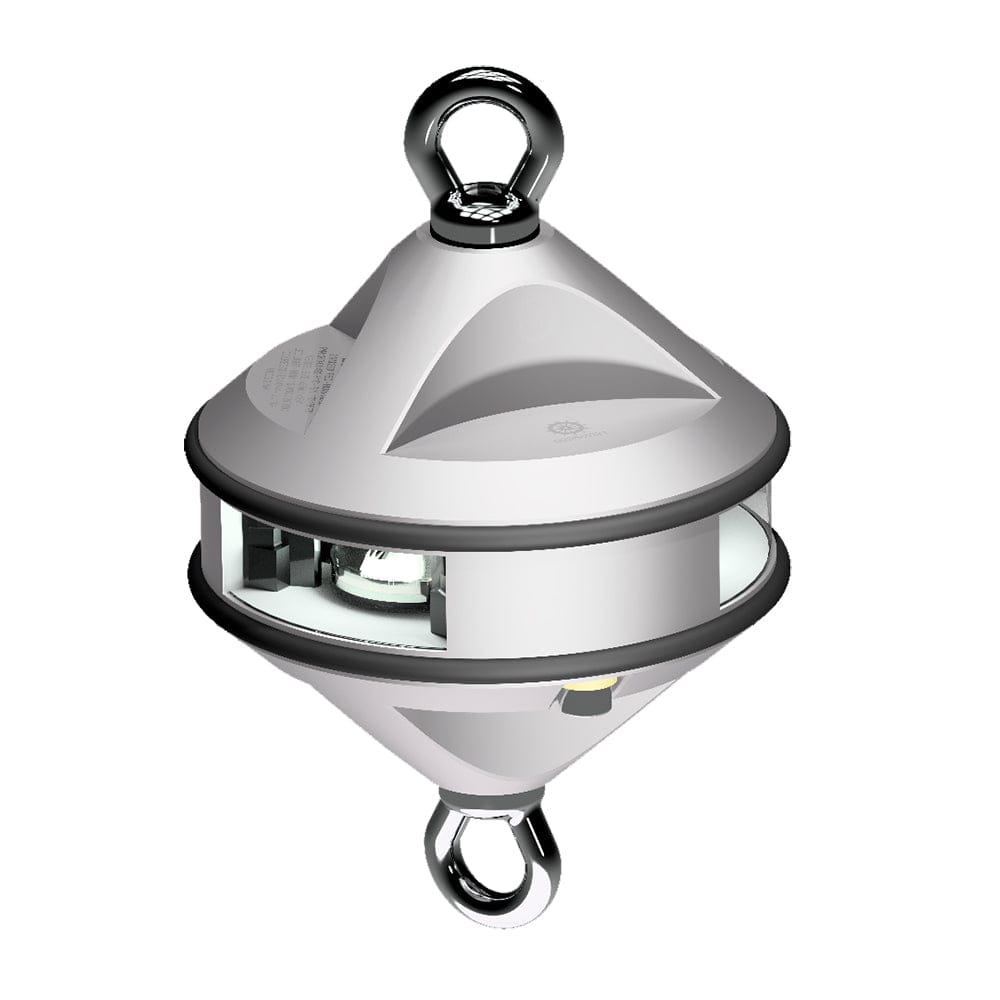 Lopolight Series 200-012 - Hoist Light - 2NM - White - Silver Housing [200-012G2-H1C] - The Happy Skipper