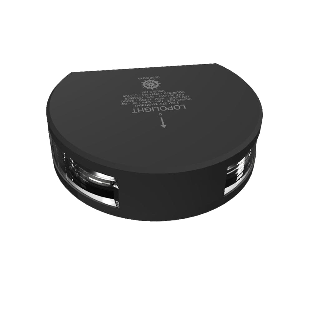 Lopolight Series 201-011 - Masthead Light - 3NM - Vertical Mount - White - Black Housing [201-011-B] - The Happy Skipper