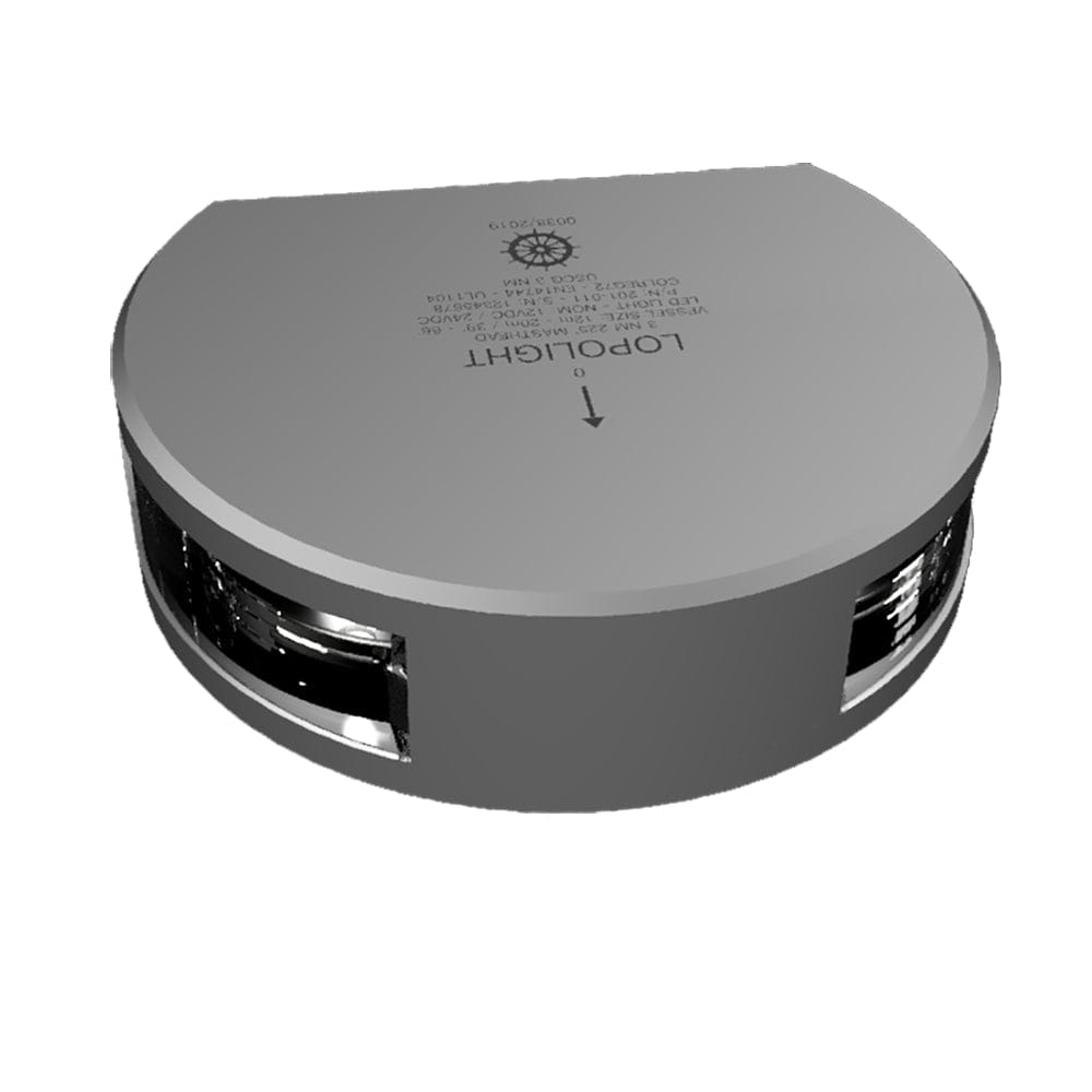 Lopolight Series 201-011 - Masthead Light - Vertical Mount - 3NM - White - Silver Housing [201-011-15M] - The Happy Skipper