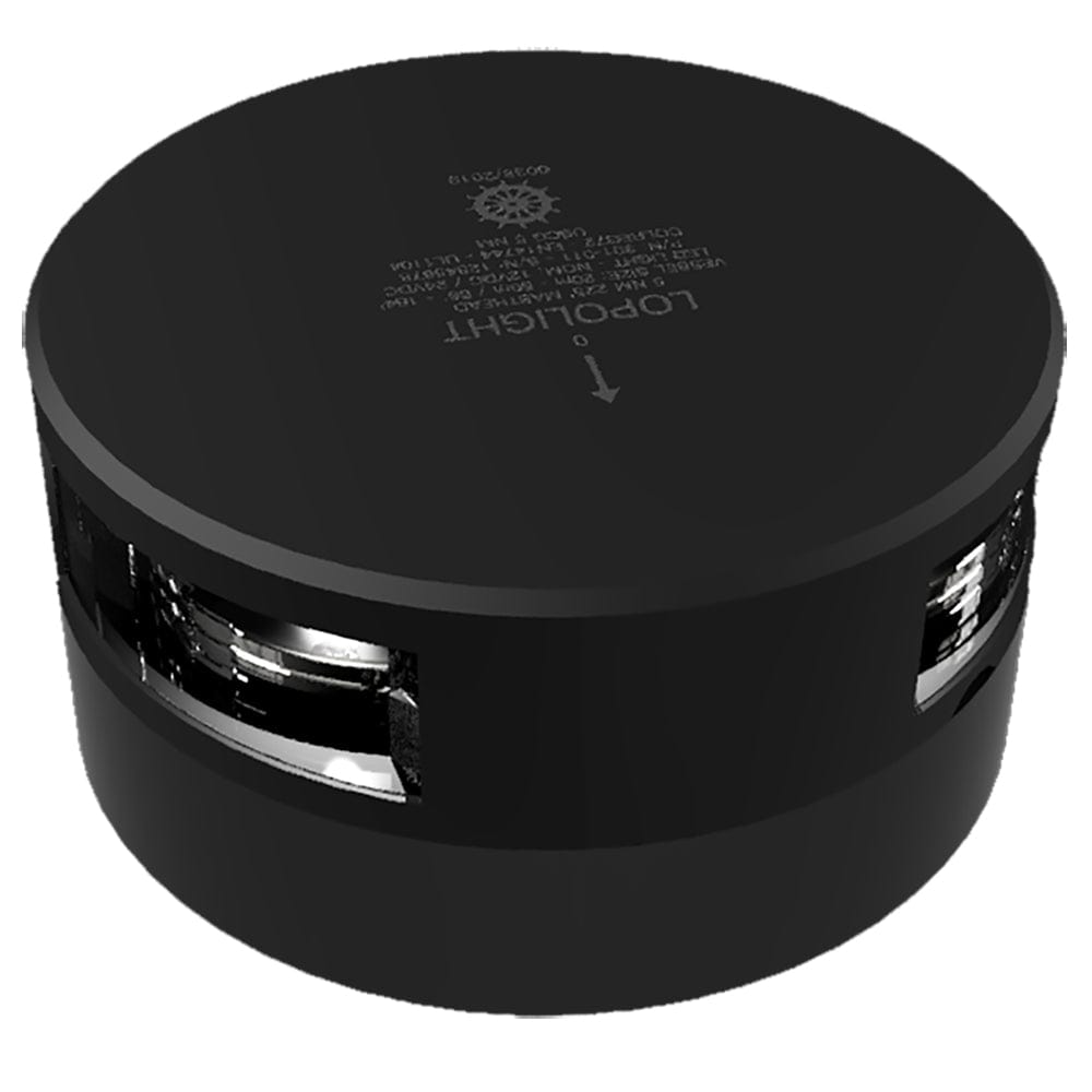Lopolight Series 301-011 - Masthead Light - 5NM - Horizontal Mount - White- Black Housing [301-011KL-B] - The Happy Skipper