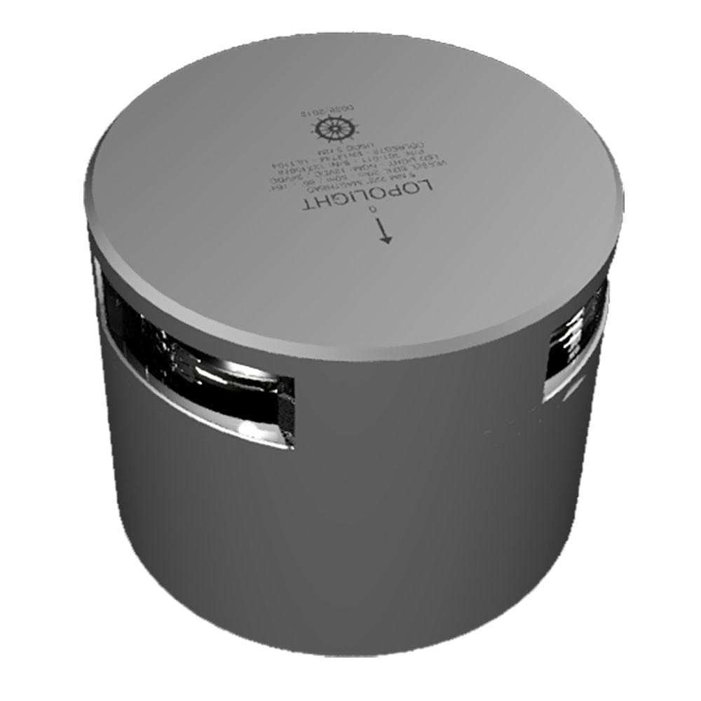 Lopolight Series 301-011KL - Masthead Light - 5NM - Horizontal Mount - White - Silver Housing [301-011KL] - The Happy Skipper