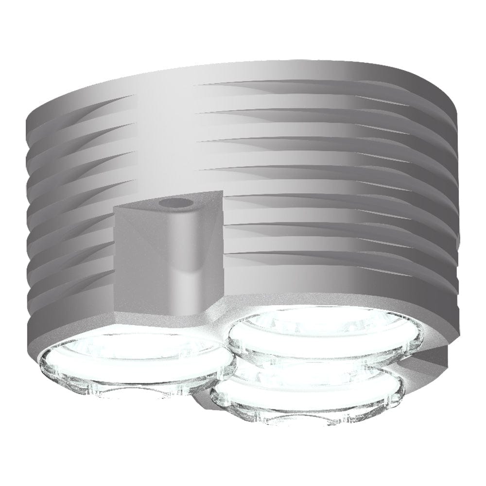 Lopolight Series 400-080-26 - 30W Deck/Spreader Light - White - Silver Housing [400-080-26] - The Happy Skipper