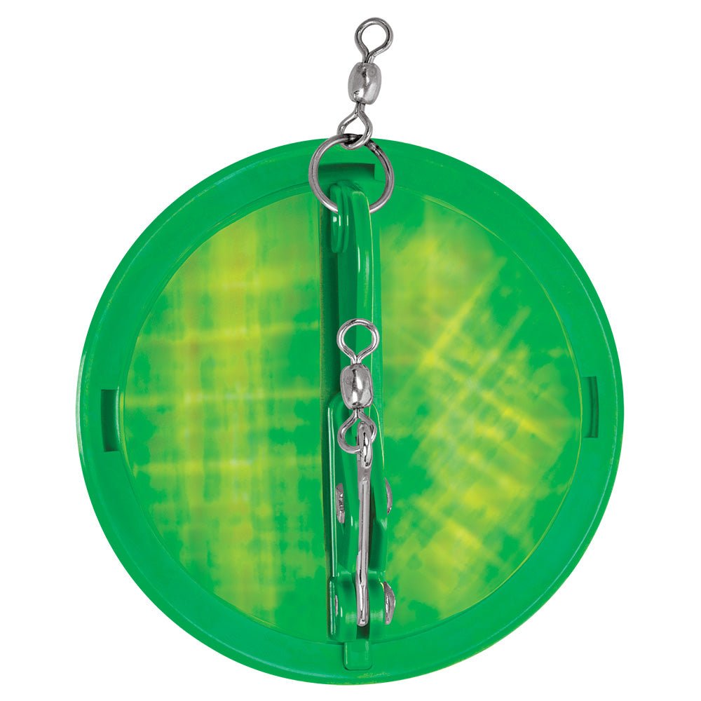 Luhr-Jensen 2-1/4" Dipsy Diver - Kelly Green/Silver Bottom Moon Jelly [5560-030-2511] - The Happy Skipper