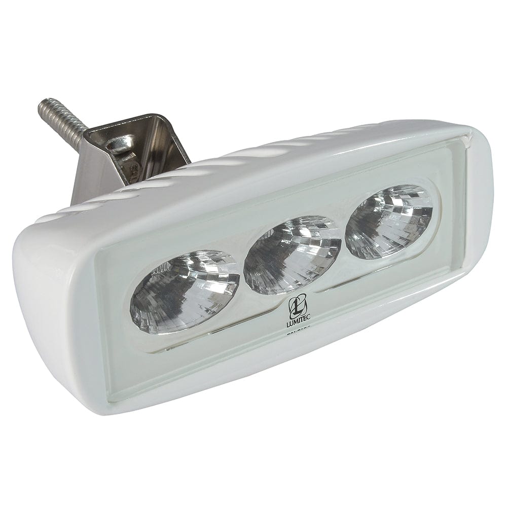 Lumitec CapreraLT - LED Flood Light - White Finish - White Non-Dimming [101292] - The Happy Skipper