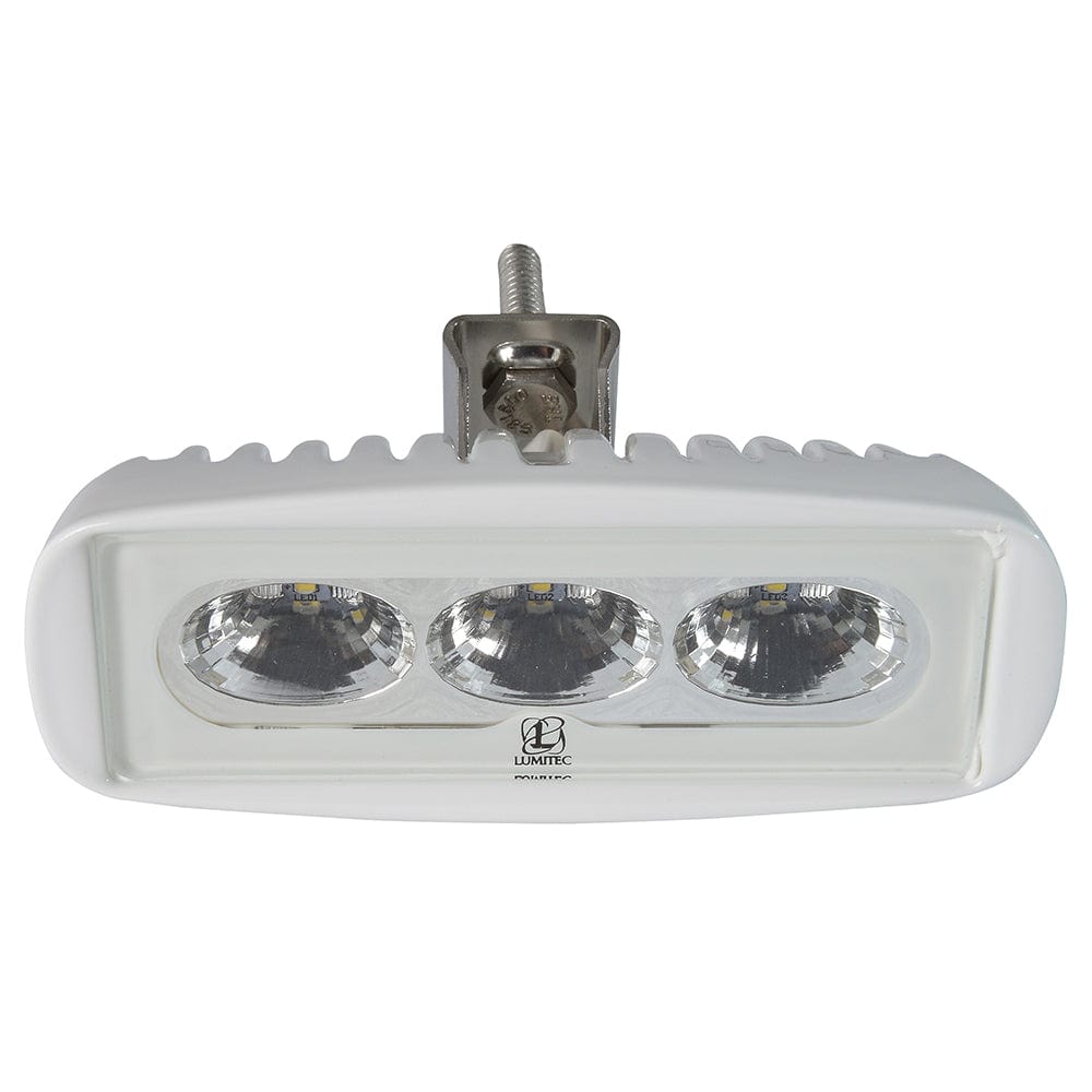 Lumitec CapreraLT - LED Flood Light - White Finish - White Non-Dimming [101292] - The Happy Skipper