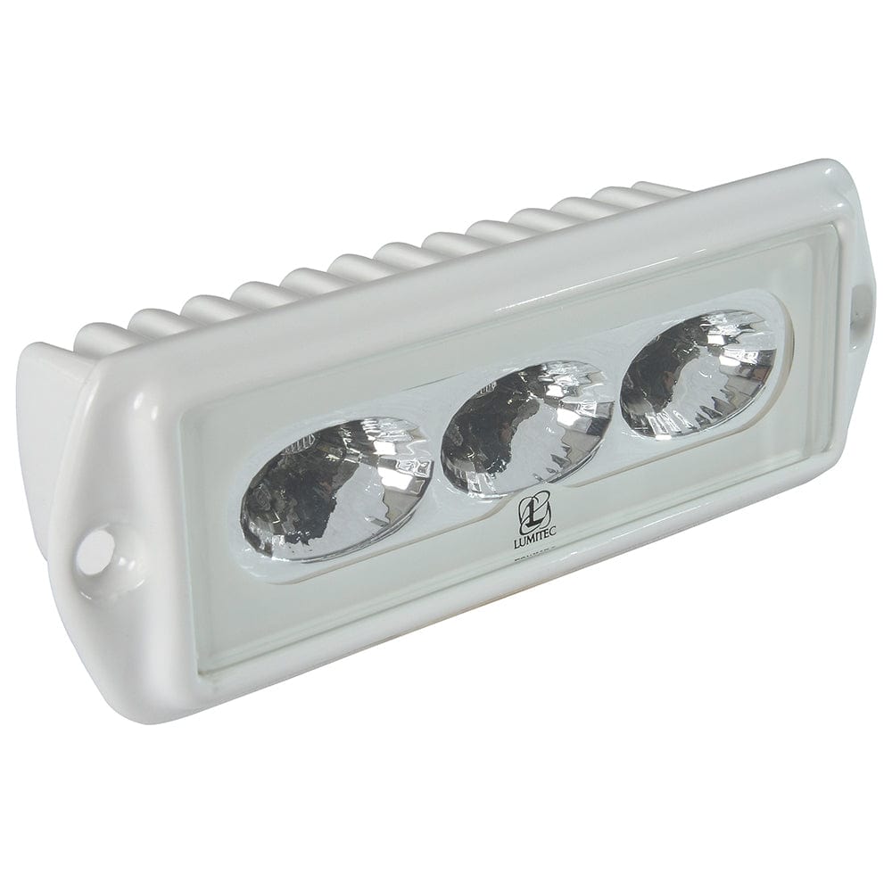 Lumitec CapriLT - LED Flood Light - White Finish - White Non-Dimming [101288] - The Happy Skipper