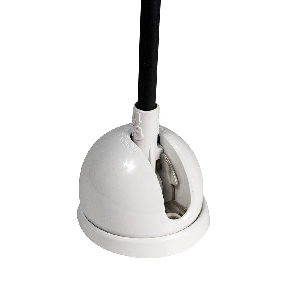 Lumitec Contour Anchor Light - 12" - Black Shaft White Base [101585] - The Happy Skipper