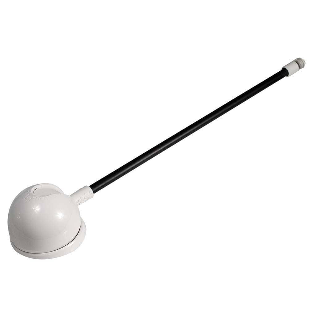 Lumitec Contour Anchor Light - 20" - Black Shaft/White Base [101645] - The Happy Skipper