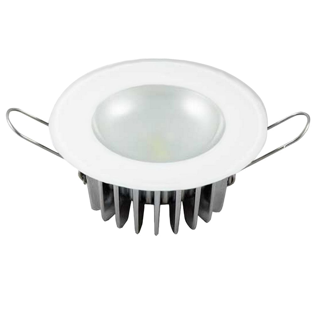 Lumitec Mirage - Flush Mount Down Light - Glass Finish/No Bezel - 4-Color Red/Blue/Purple Non Dimming w/White Dimming [113190] - The Happy Skipper