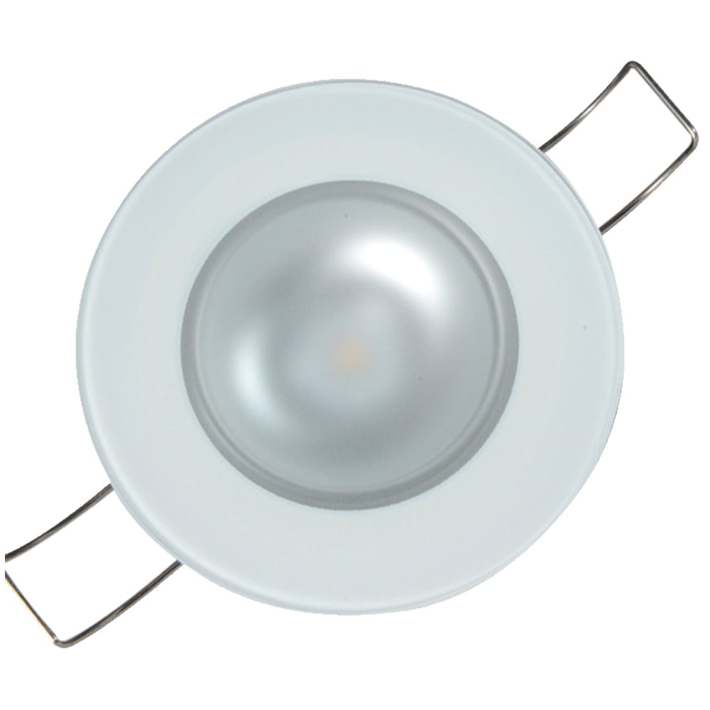 Lumitec Mirage Flush Mount Down Light Spectrum RGBW - Glass Bezel [113197] - The Happy Skipper