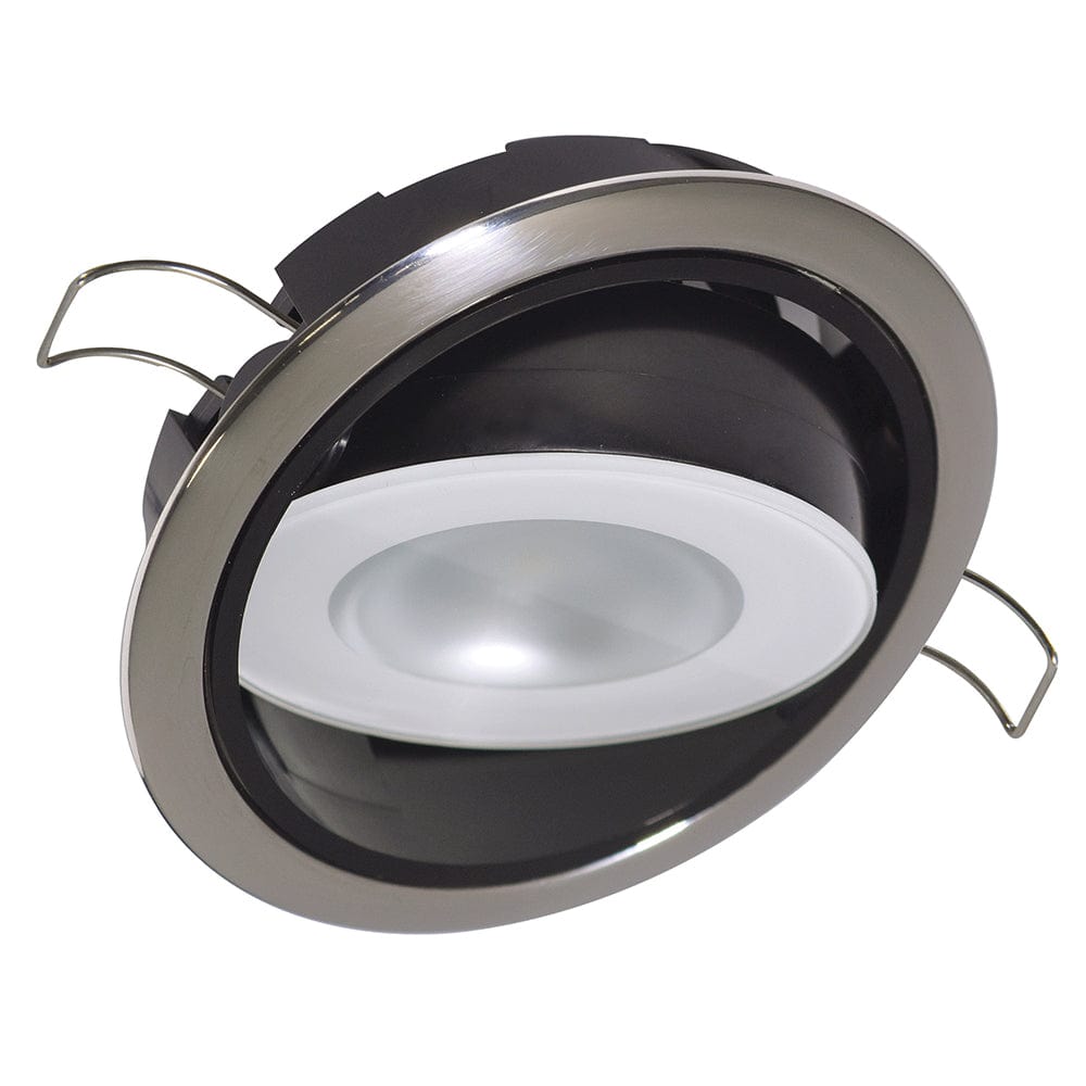 Lumitec Mirage Positionable Down Light - Spectrum RGBW Dimming - Polished Bezel [115117] - The Happy Skipper