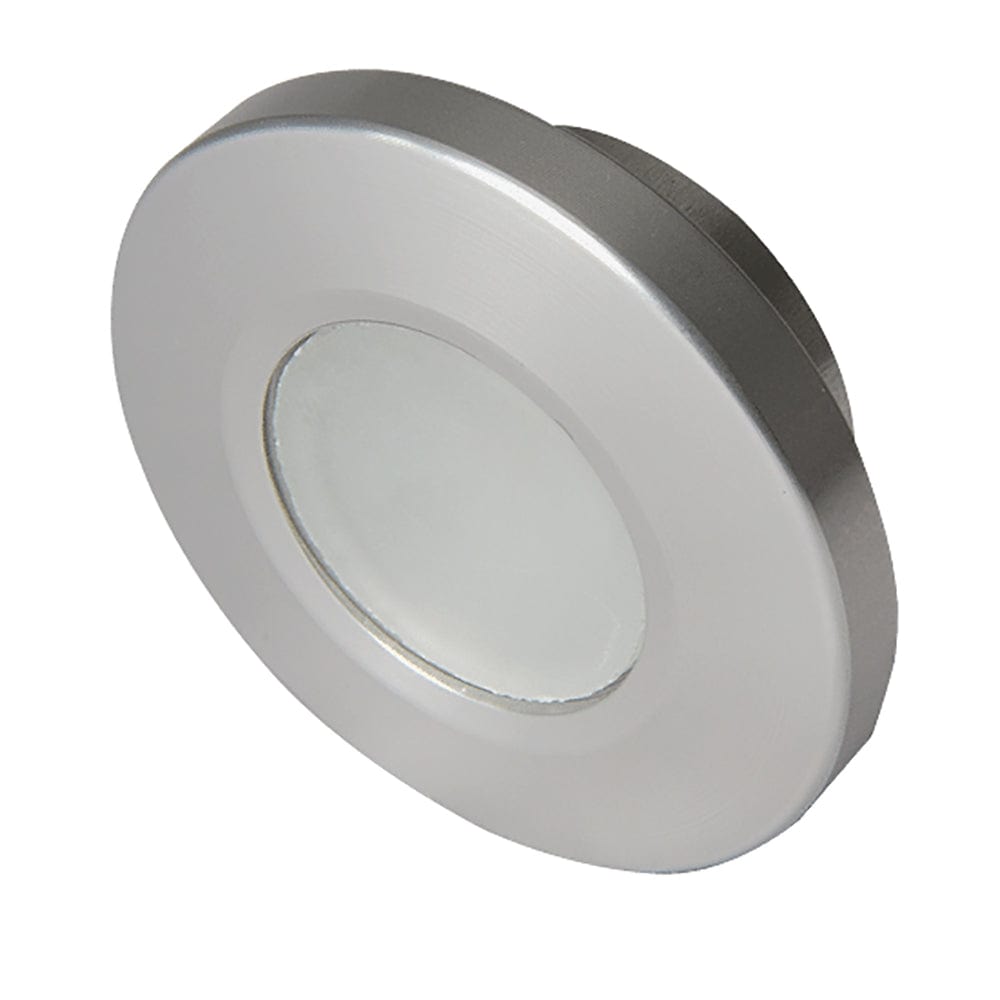 Lumitec Orbit - Flush Mount Down Light - Brushed Finish - 2-Color White/Red Dimming [112502] - The Happy Skipper