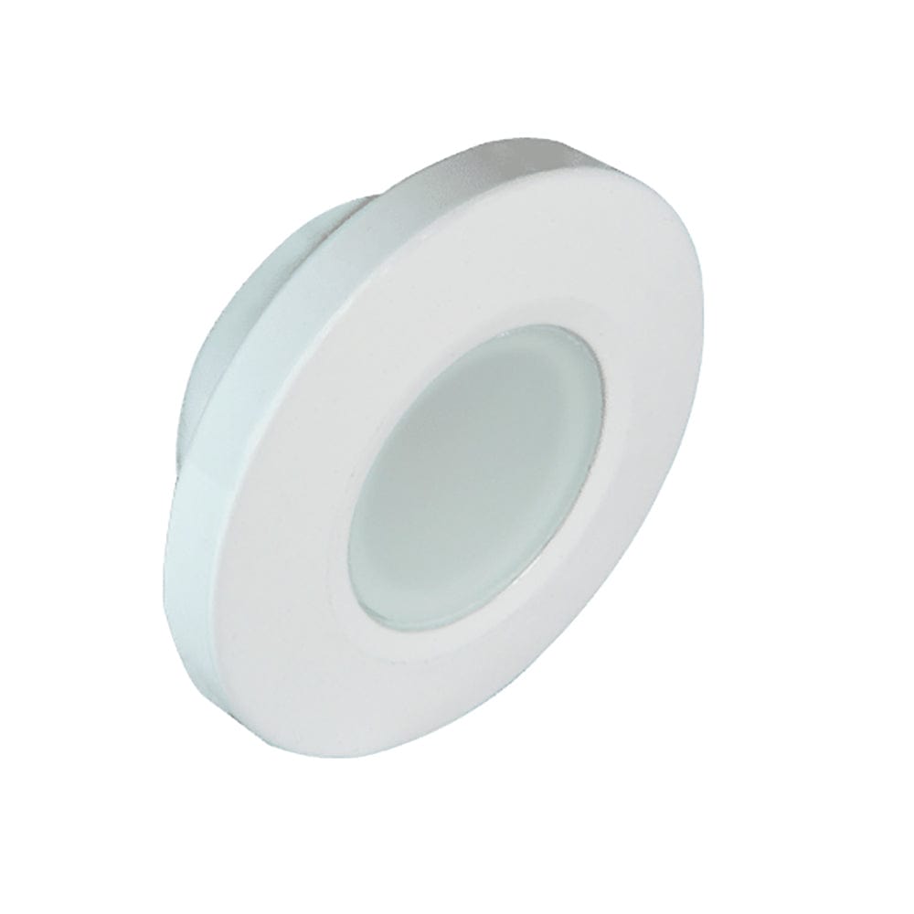 Lumitec Orbit - Flush Mount Down Light - White Finish - White Non-Dimming [112523] - The Happy Skipper