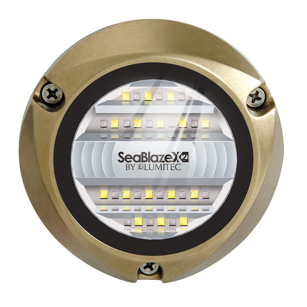 Lumitec SeaBlazeX2 LED Underwater Light - Dual Color - White/Blue [101516] - The Happy Skipper